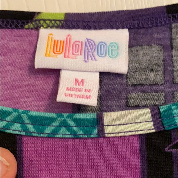 Lularoe Disney Maleficent Tunic Top size M - Picture 3 of 4